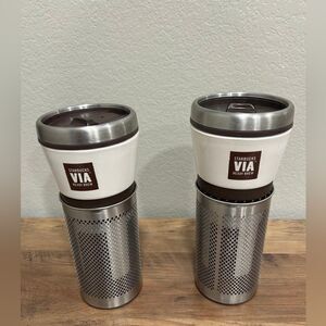 Starbucks | Kitchen | Starbucks Los Angeles Double Wall Traveler 2 Fl Oz |  Poshmark